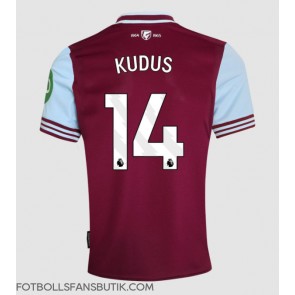 West Ham United Mohammed Kudus #14 Replika Hemmatröja 2024-25 Kortärmad